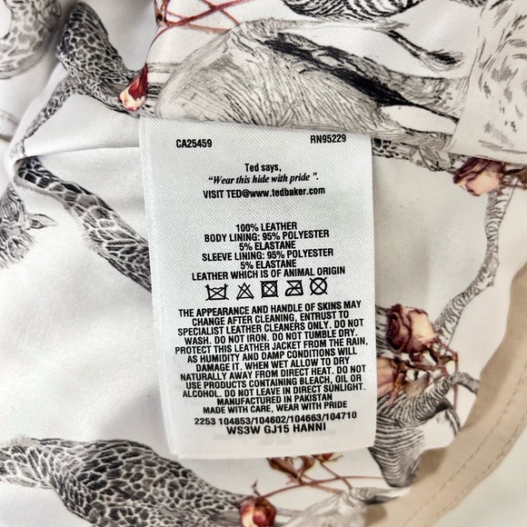 Ted Baker ‘Hanni’ Leather Jacket - Picture 13 of 15